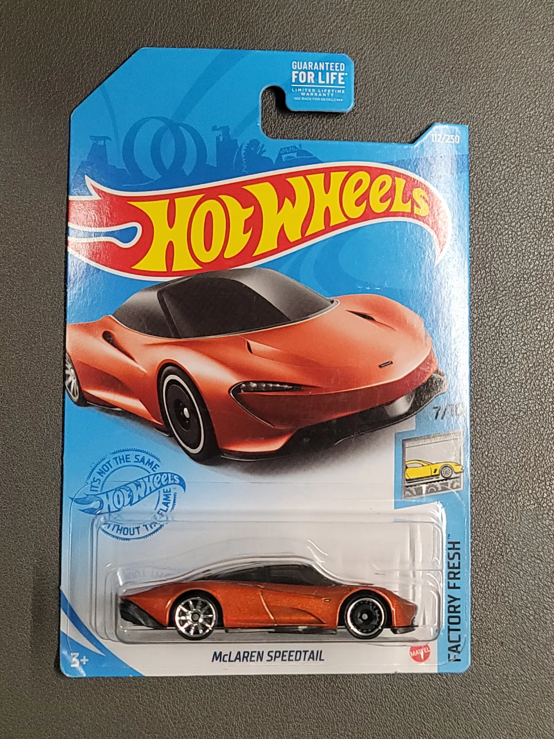 Hot Wheels McLaren Speedtail Orange 112/250