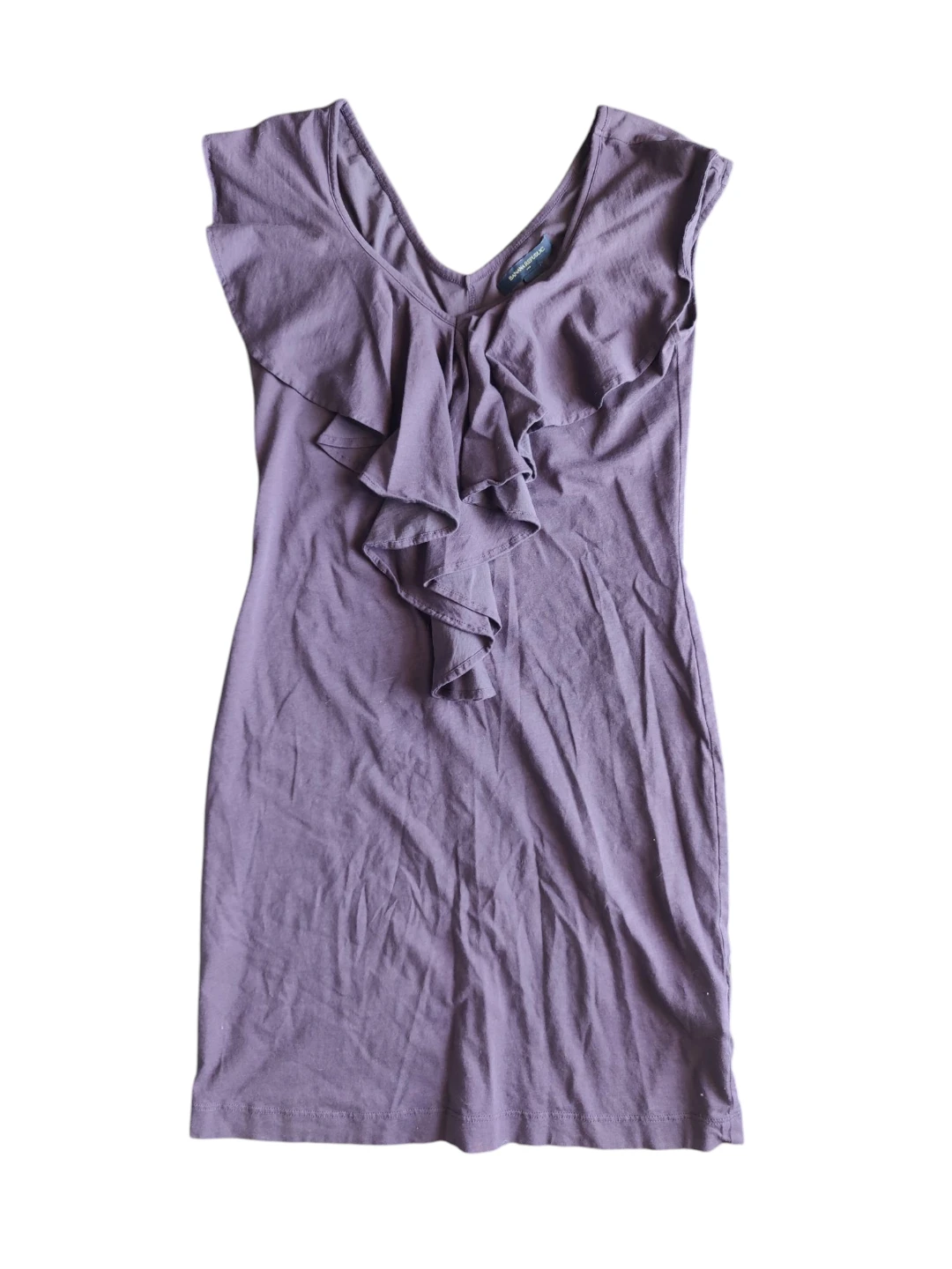 NWOT Banana Republic Purple Ruffle Dress Size XS