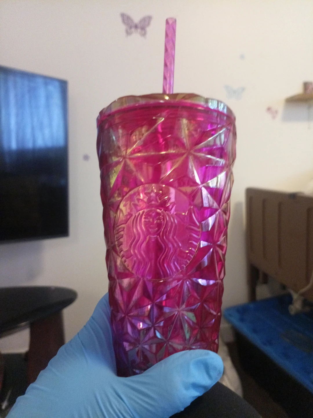 Starbucks Pink Diamond Tumbler with Straw - photo 2