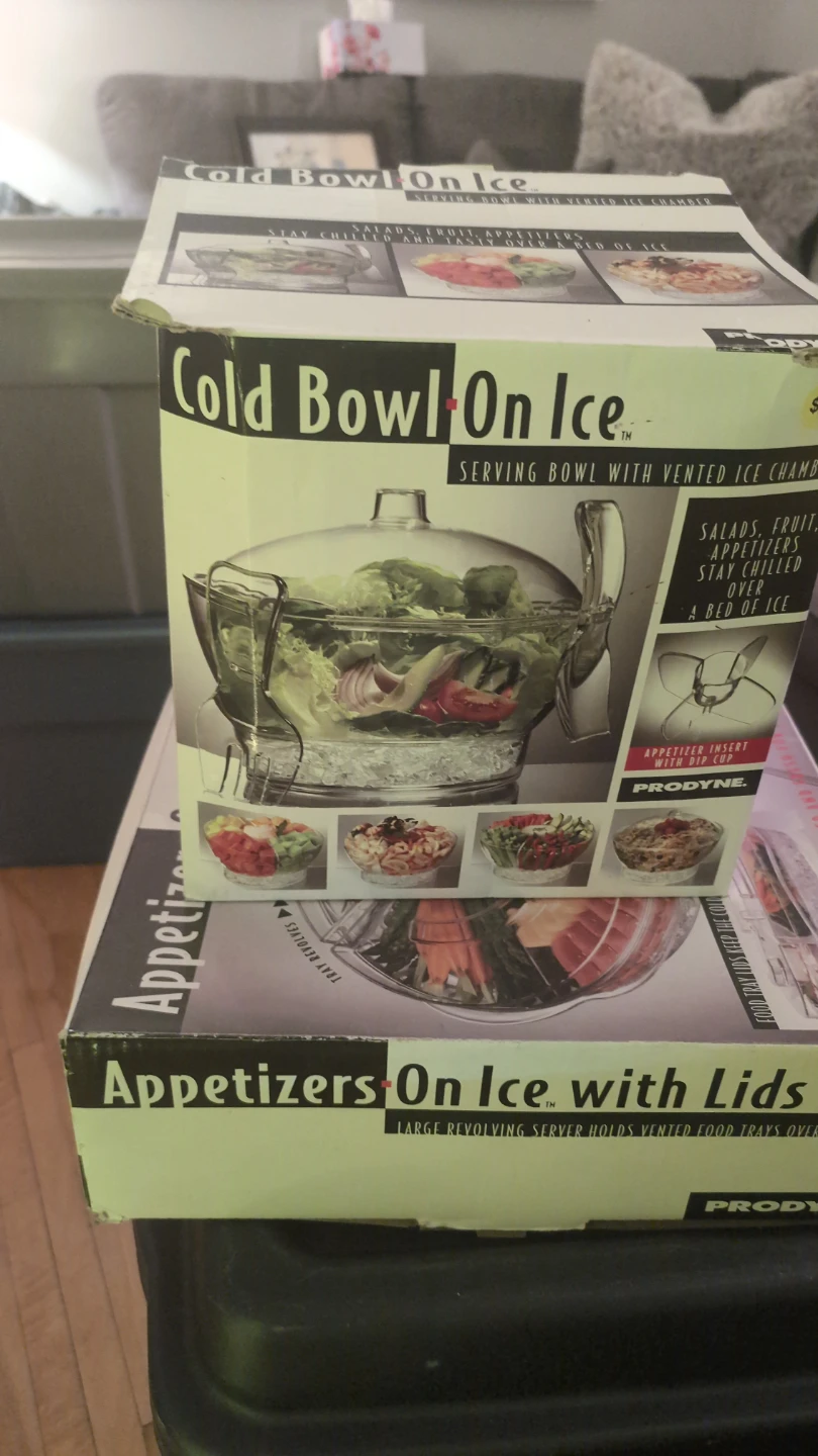 Cold Bowl On Ice Serving Bowl