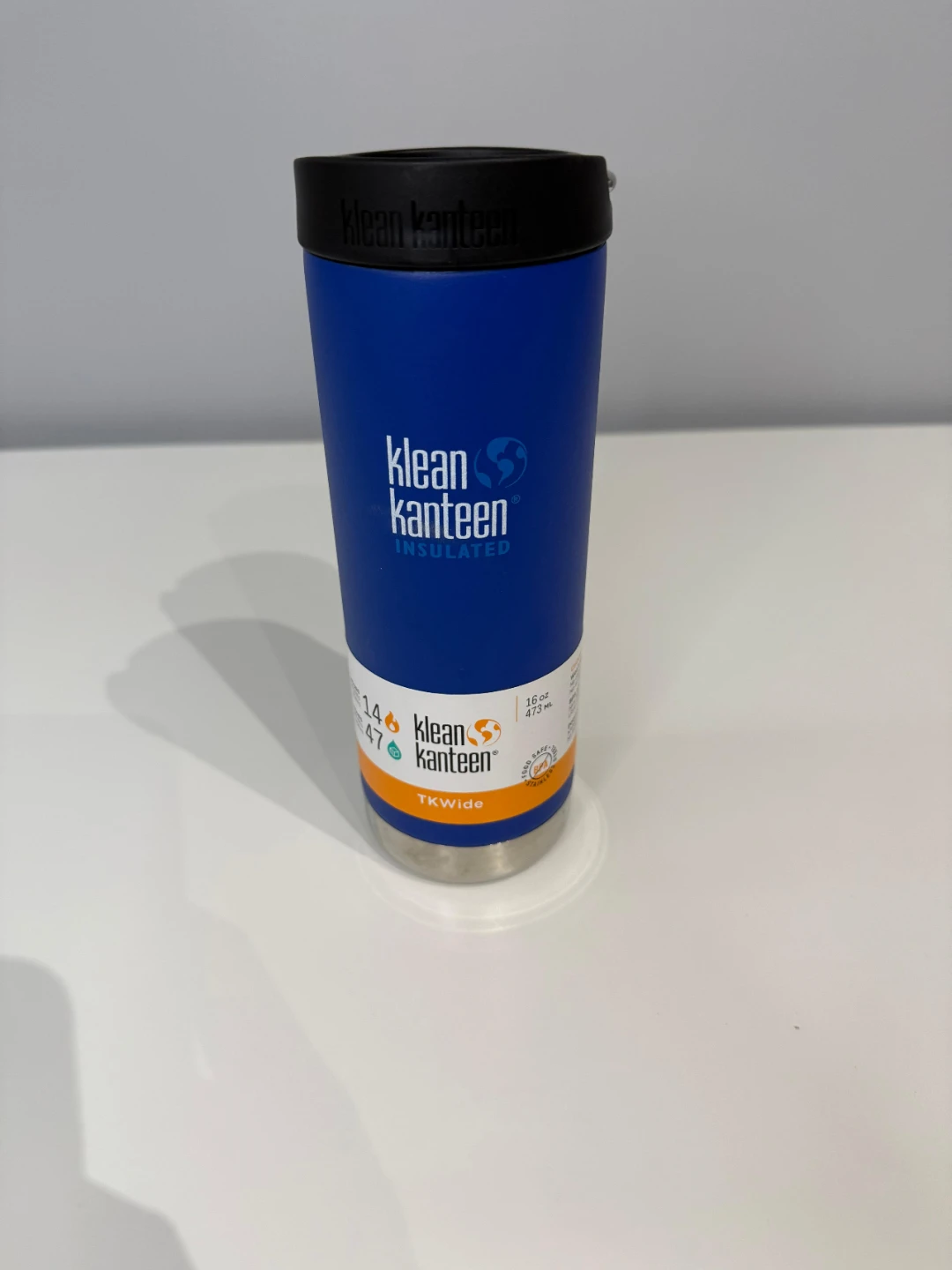 Klean Kanteen TKWide 16oz Insulated Tumbler - Blue