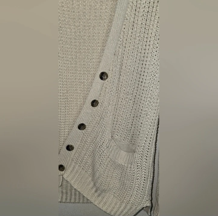 Bluenotes Cream Knit Cardigan - Size S - photo 3