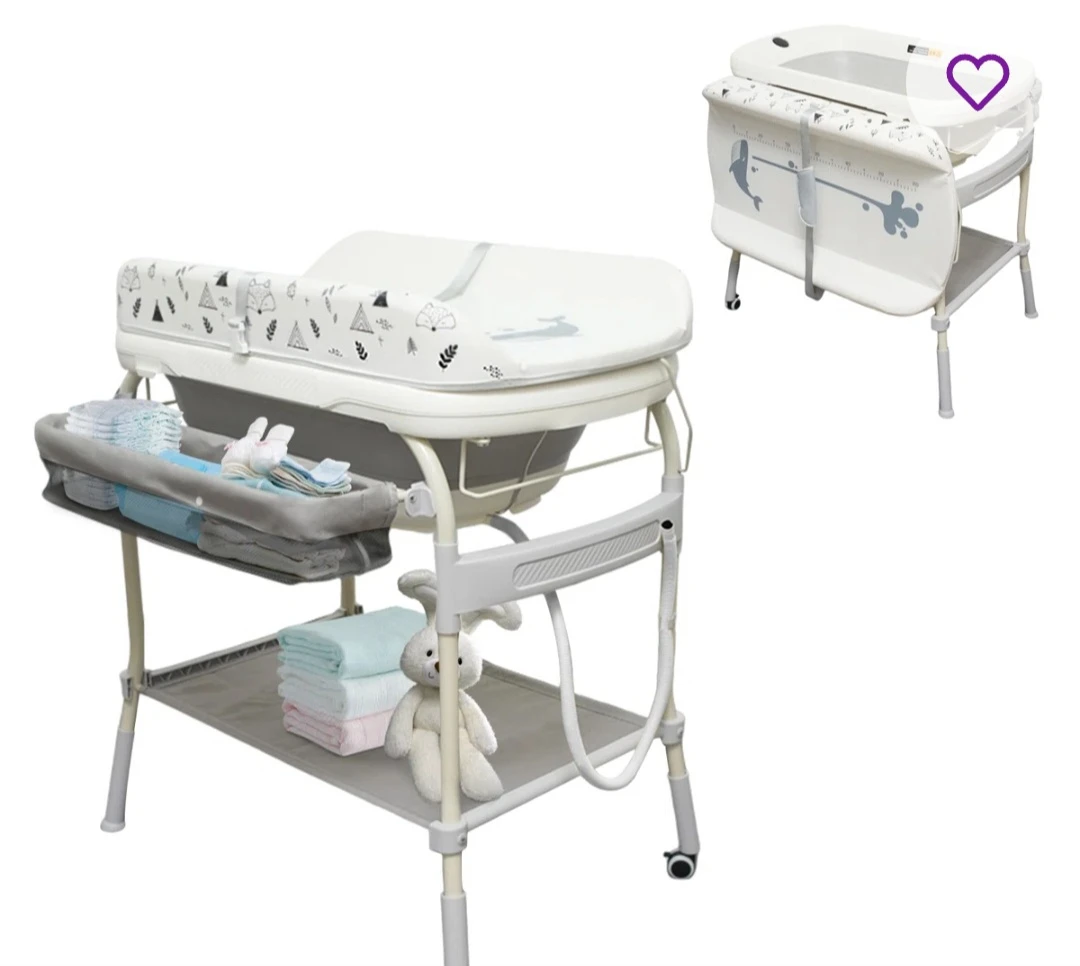 Multifunction Baby Bathtub Changing Table