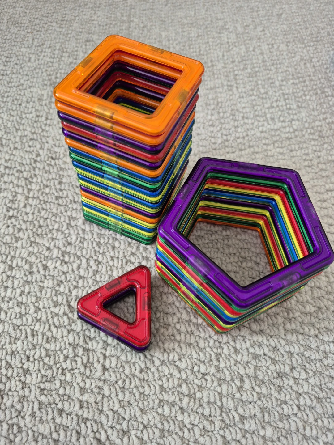 Magnetic Building Tiles - Assorted Shapes