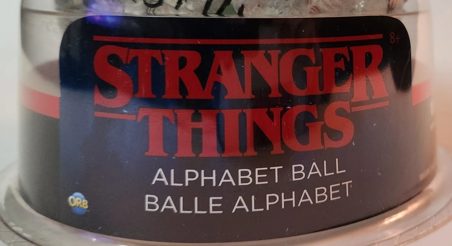 Stranger Things Alphabet Mystery Ball - photo 4