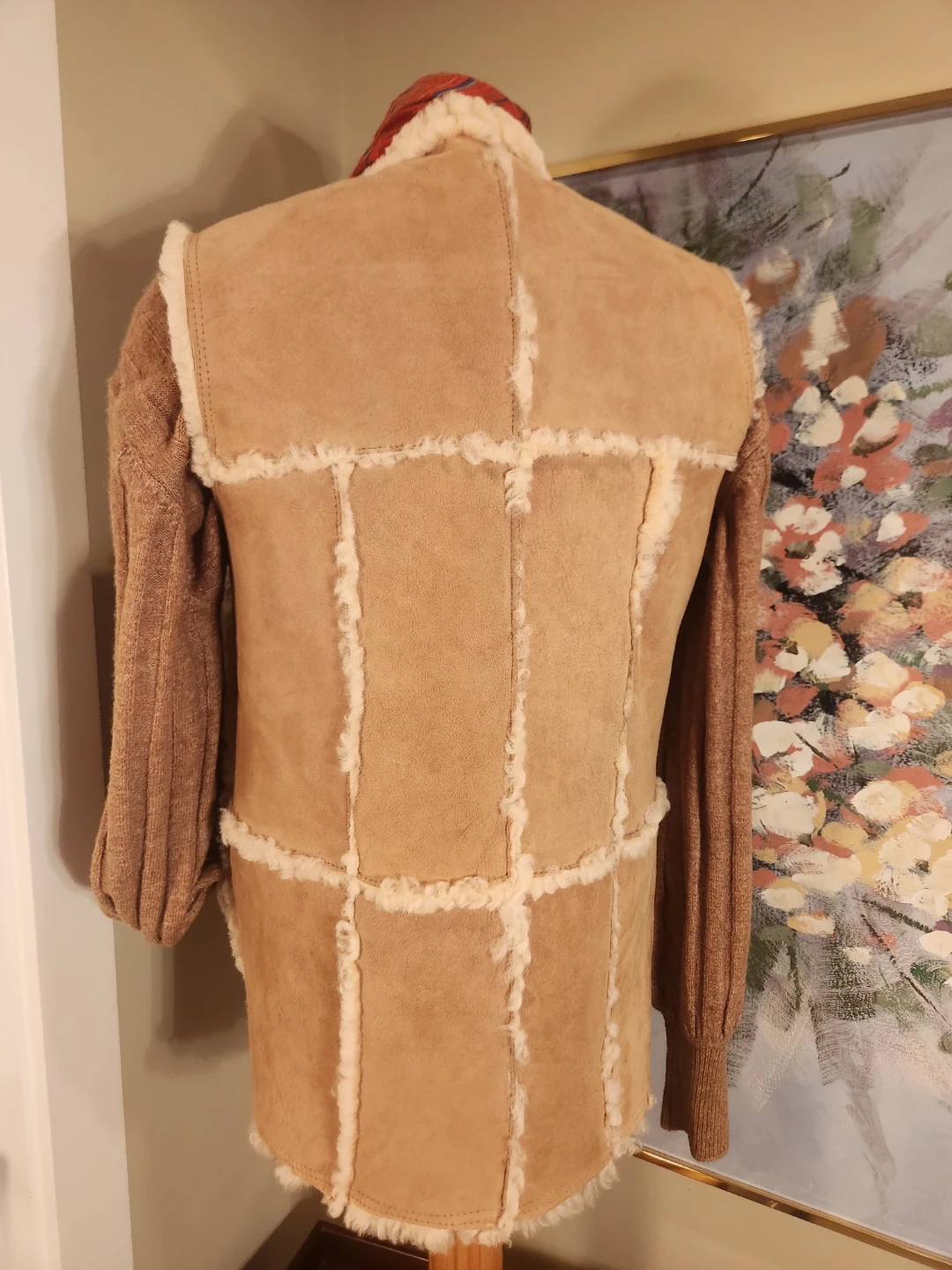 VINTAGE Shearling zipper Vest, excellent quality - photo 3