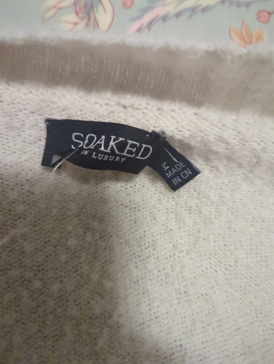 Cream Cardigan Medium - photo 2