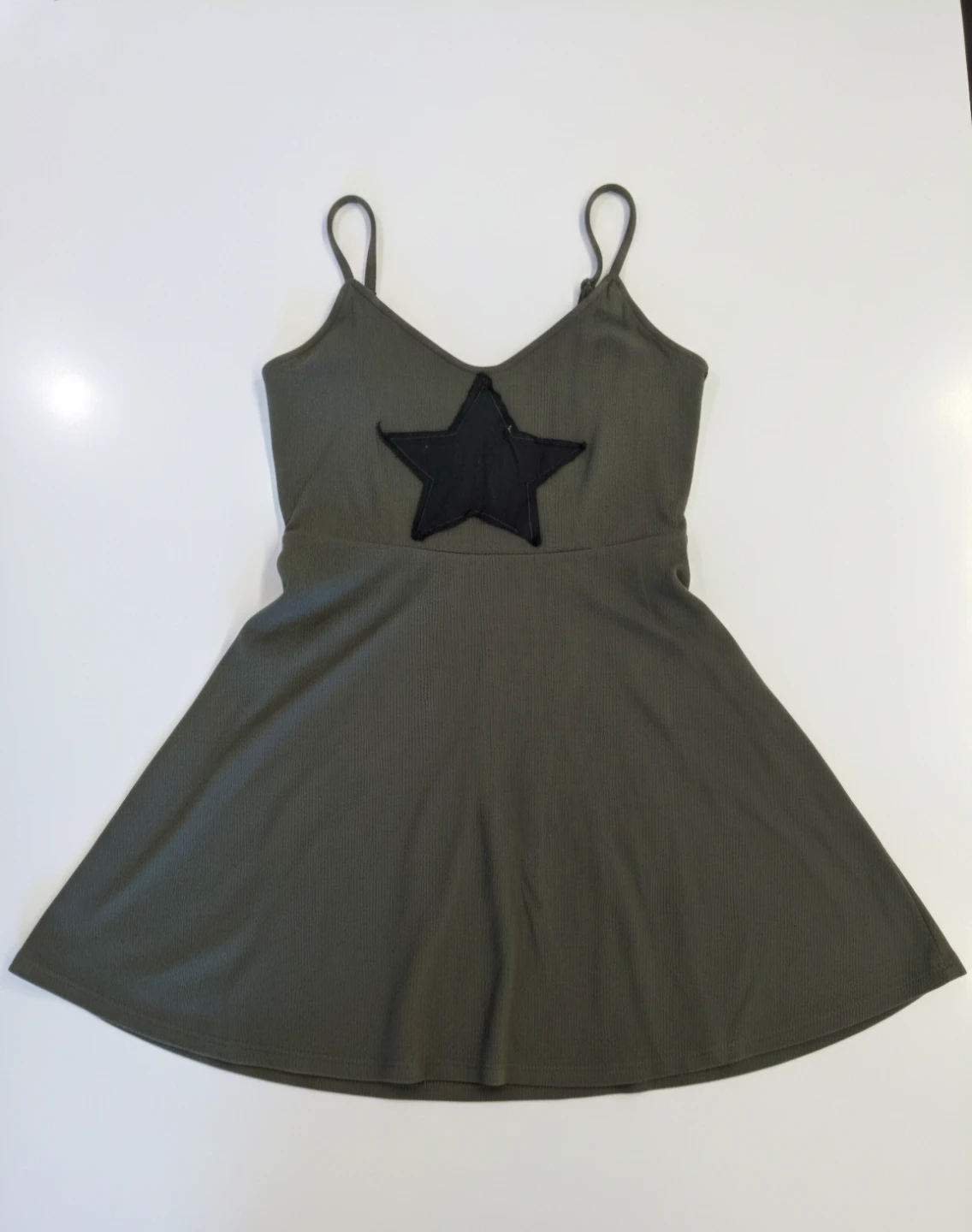 Social Collision Olive Green Dress - Size Large. - photo 2