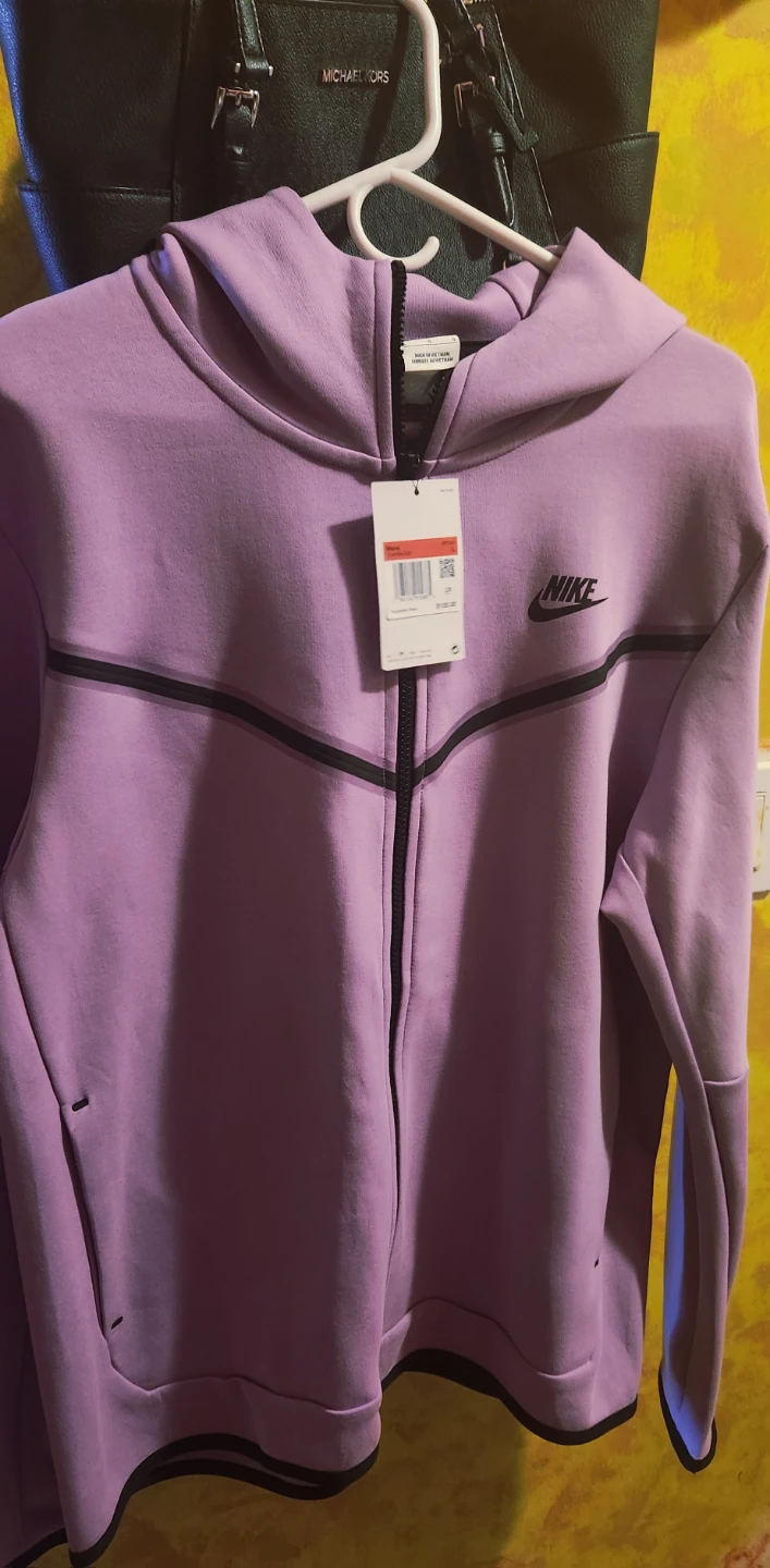 Nike Tech Fleece Full-Zip Hoodie Purple