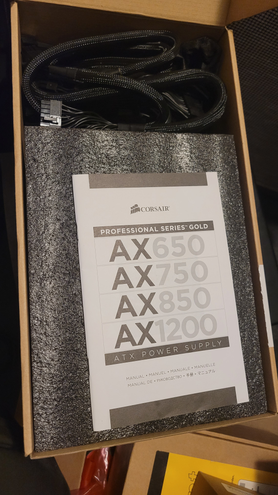 Corsair AX750 Professional Series Gold ATX Power Supply - photo 3