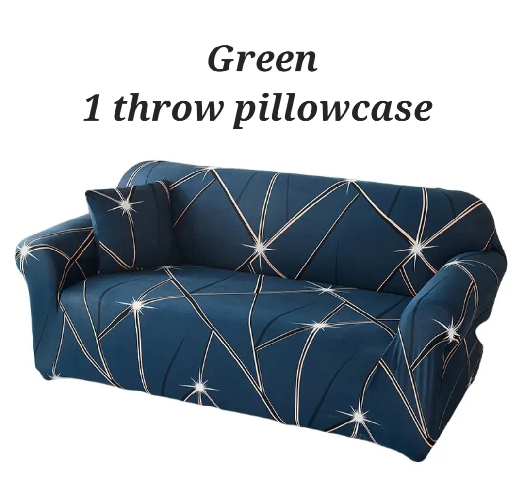 Sofa Cover with Throw Pillowcase - photo 4
