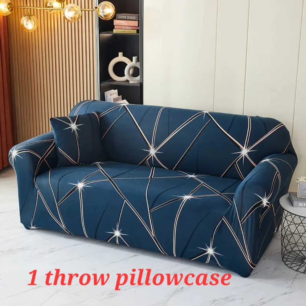 Sofa Cover with Throw Pillowcase - photo 5