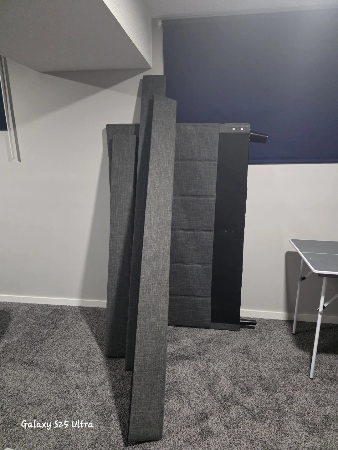 Grey Fabric Headboard