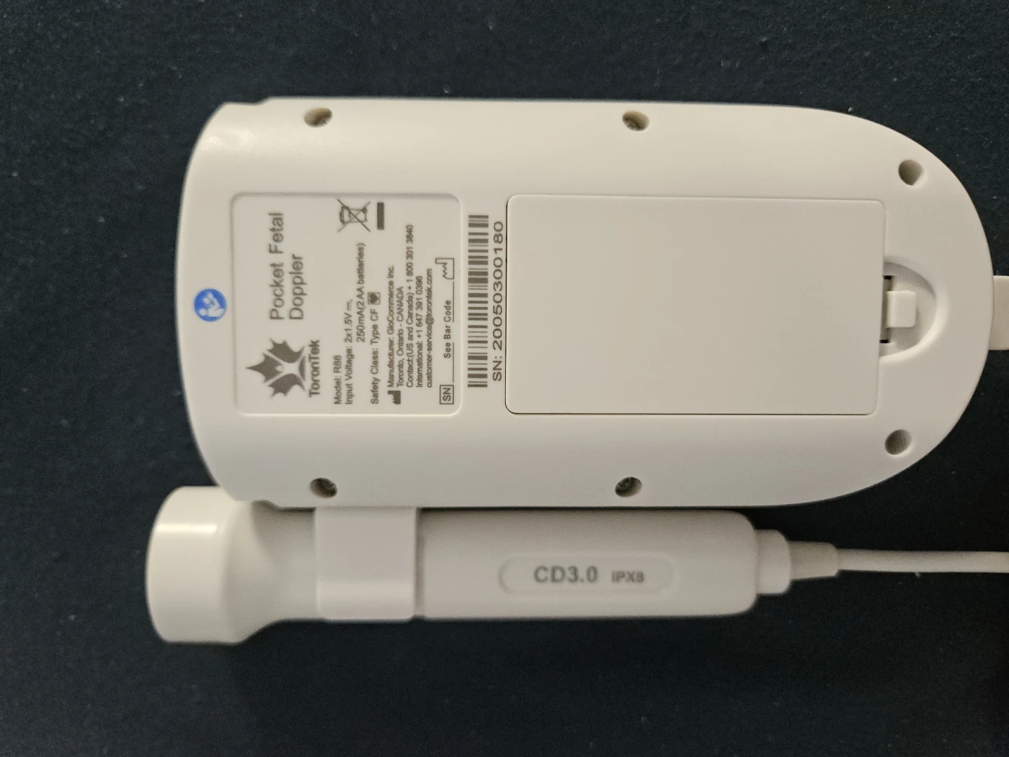 ToronTek Fetal Doppler Heartbeat Monitor Model R88 - photo 4