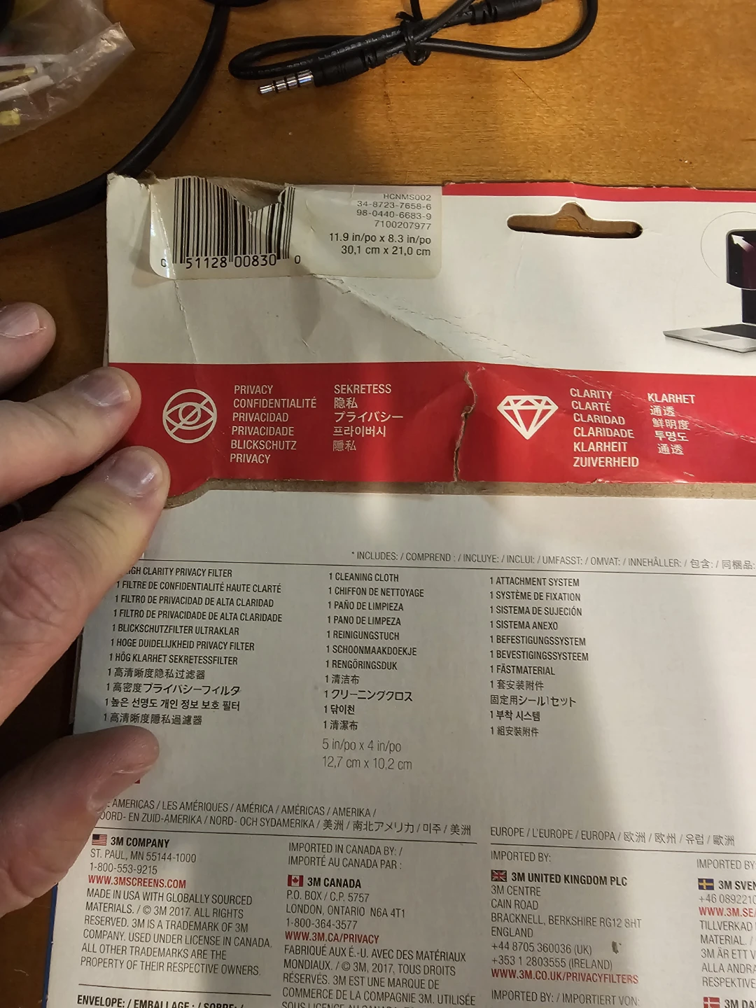 3M High Clarity Privacy Filter for Microsoft Surface Laptop - photo 2