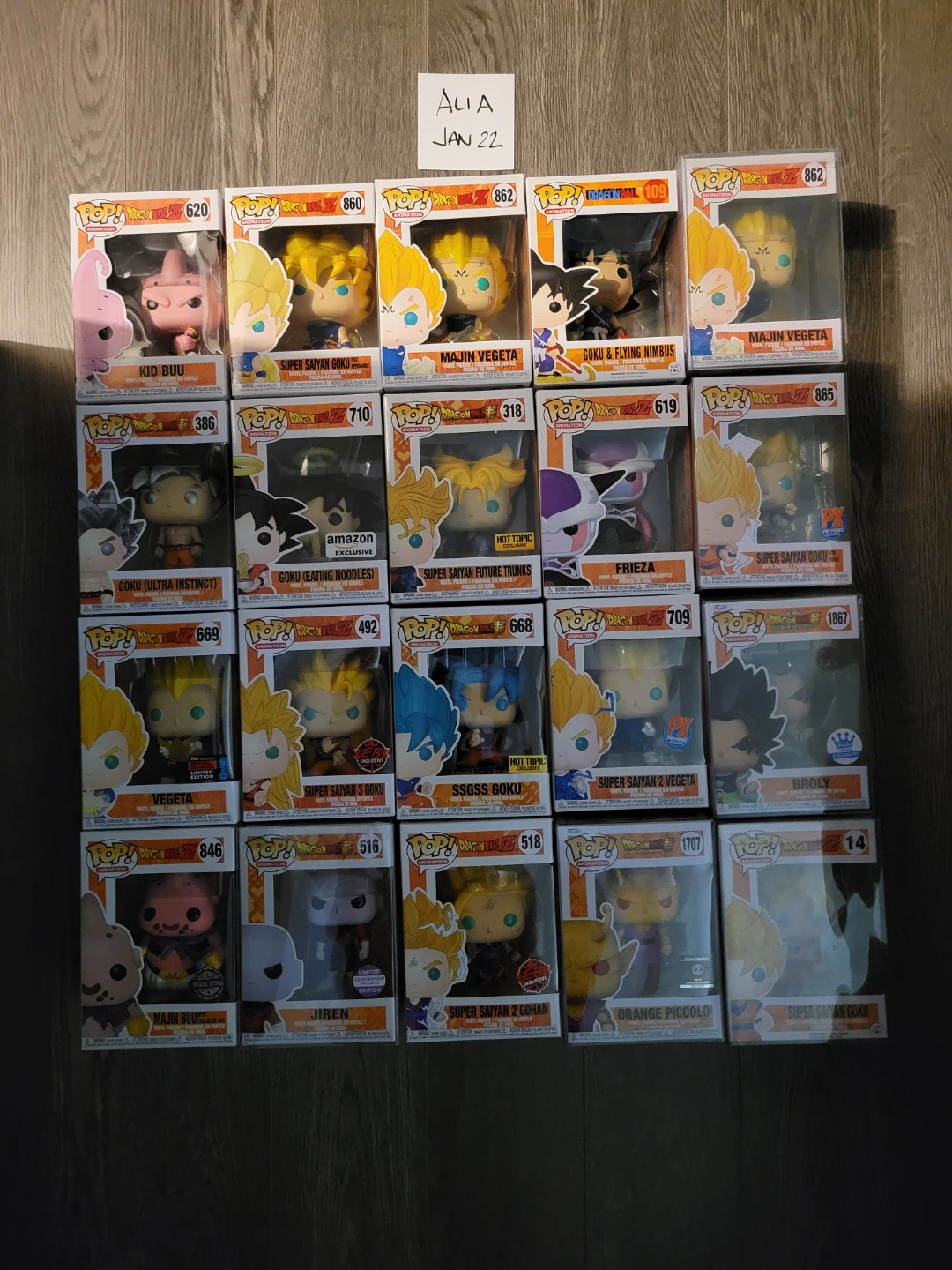 Dragonball funko pops