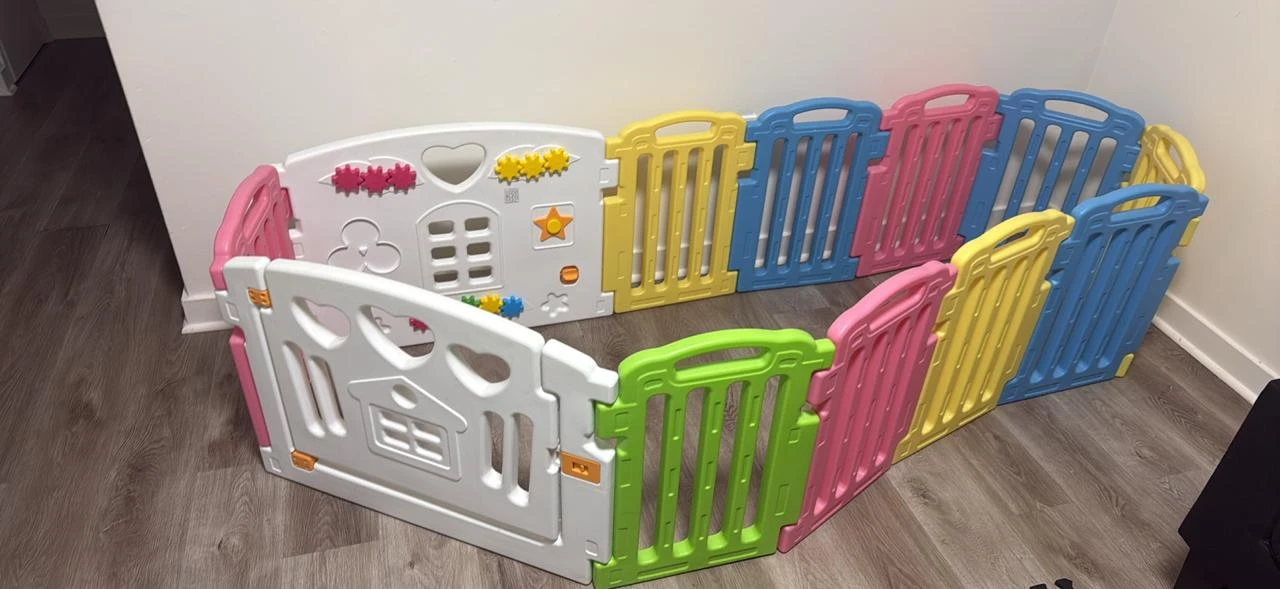 Multi-Color Plastic Playpen for Toddlers - photo 2