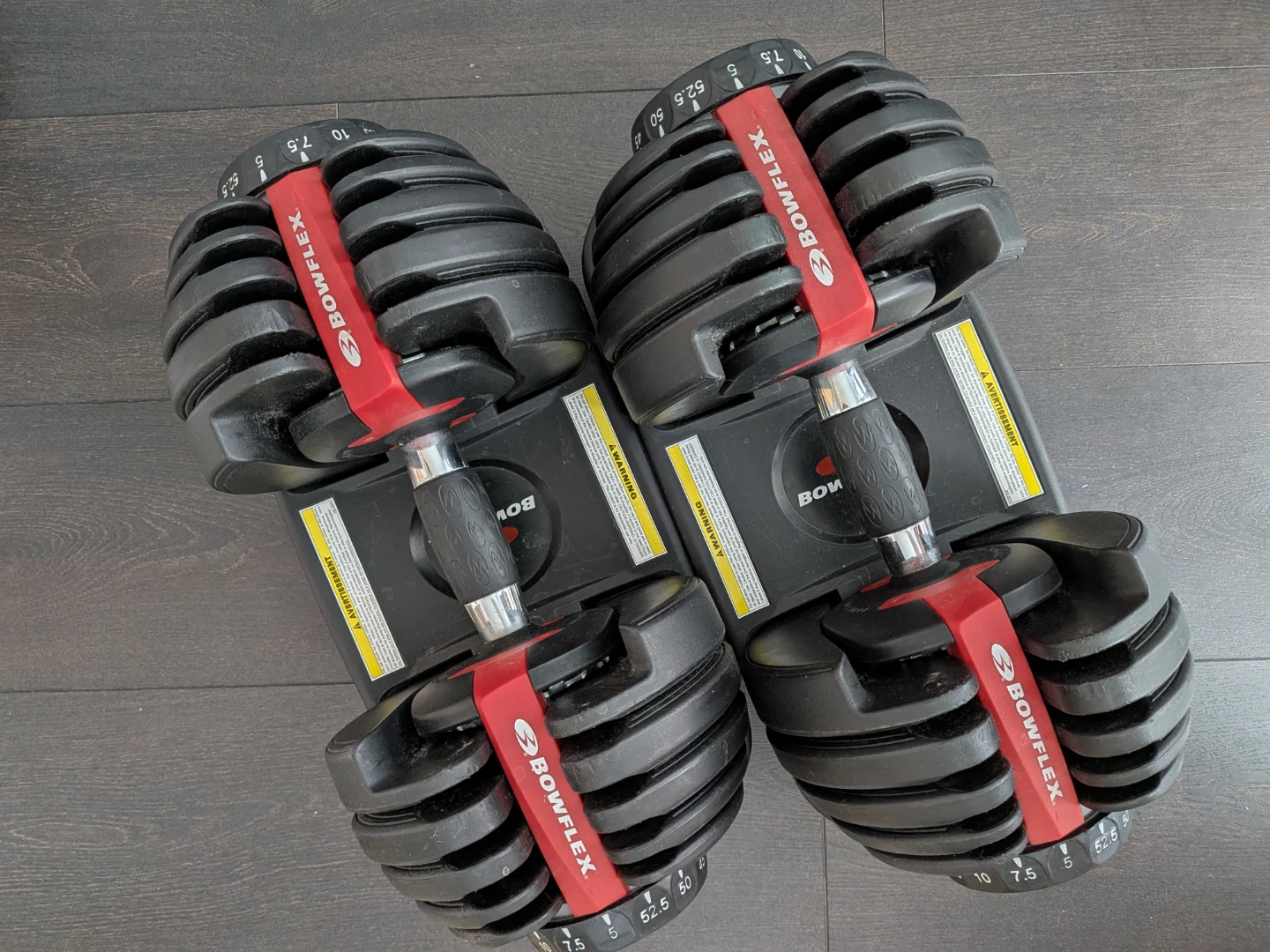 Bowflex SelectTech 552 Adjustable Dumbbells - pair