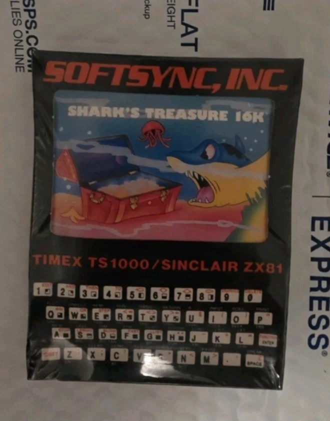 Softsync Shark's Treasure 16K for Timex TS1000/Sinclair ZX81