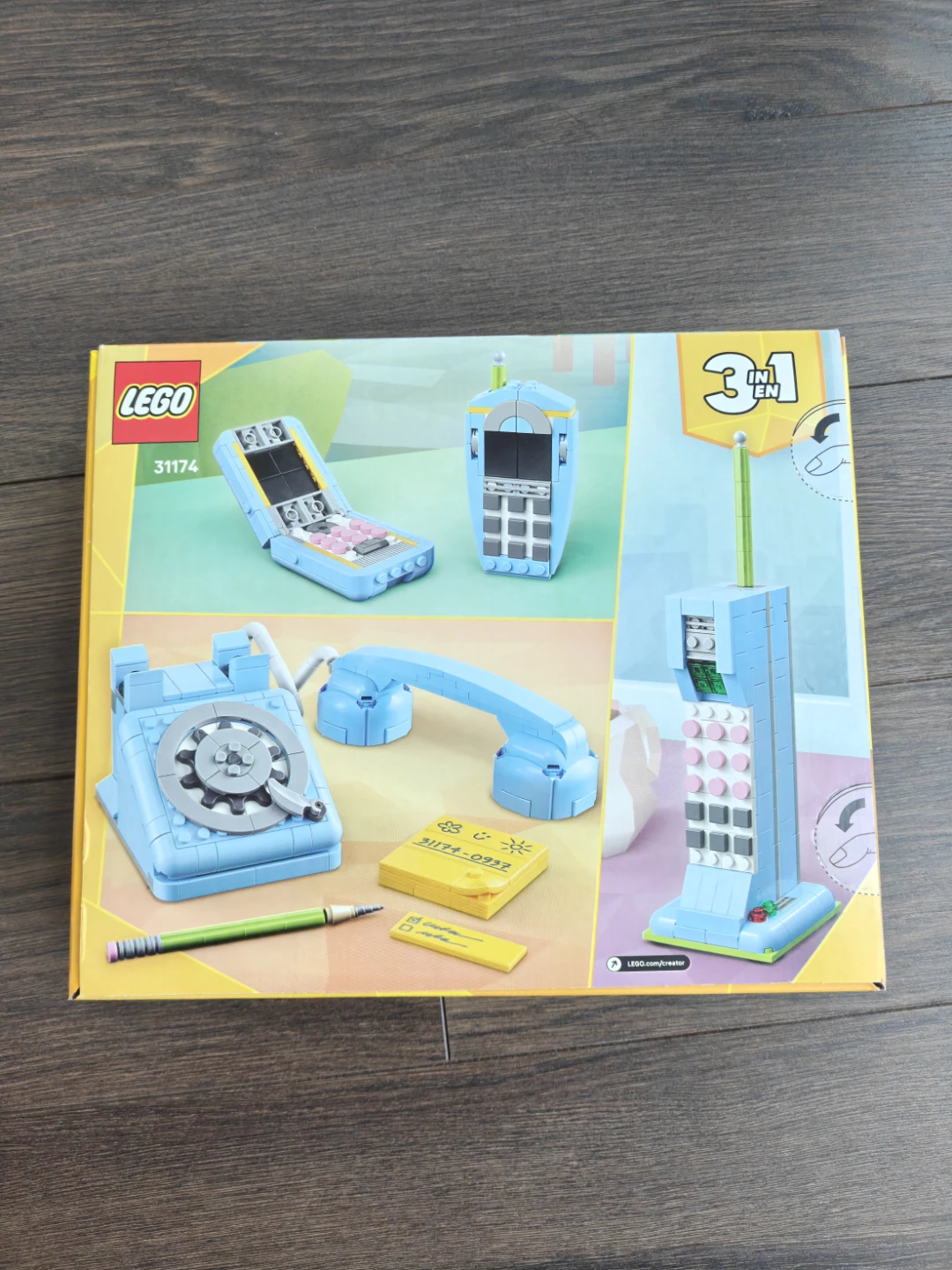 LEGO Creator 3-in-1 Retro Telephone 31174 (new, sealed) - photo 2