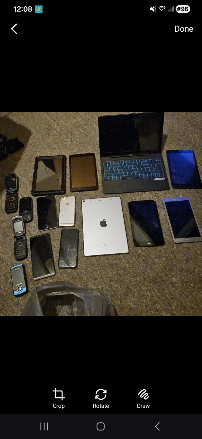 Mixed Lot of Electronics - Phones, Tablets, Laptop