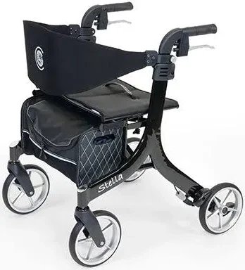 Stella Walker Rollator with Seat & Basket