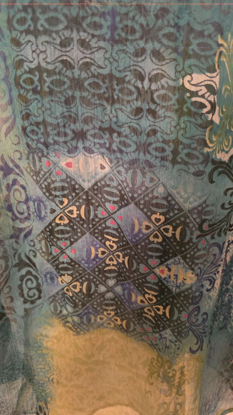 Ravinia Size L Blue/Yellow Blouse - photo 5