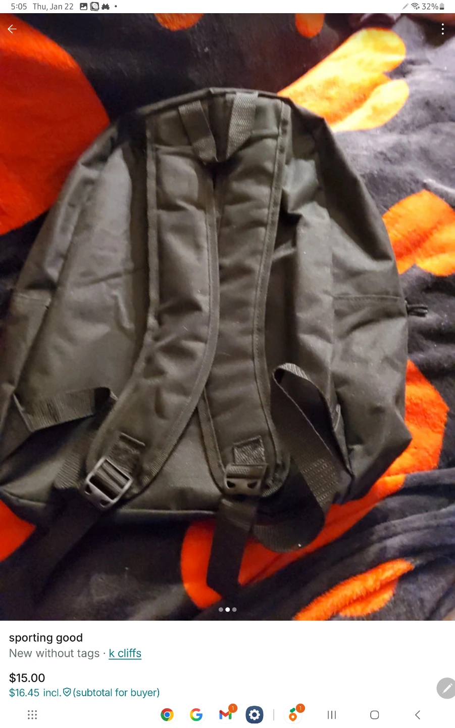 K-CLIFFS Black Backpack - photo 2