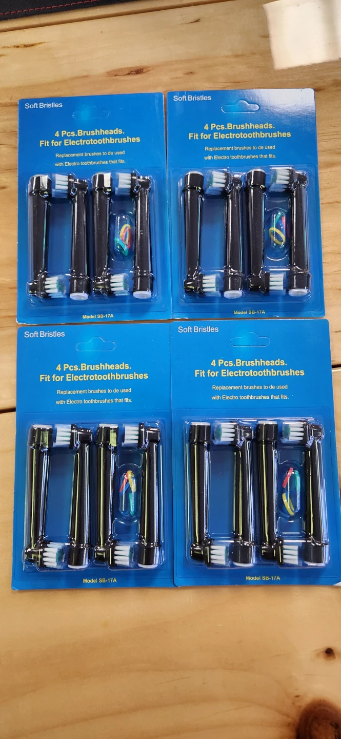 4 Pcs. SB-17A Replacement Brush Heads
