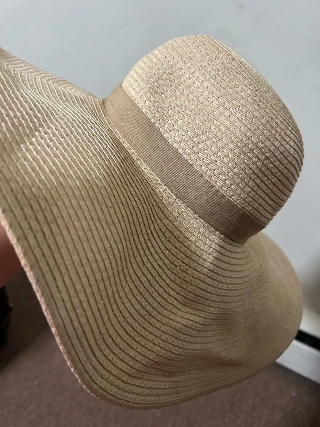 Express One Size Beige Sun Hat