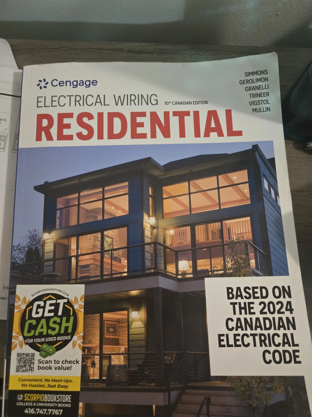 Cengage Electrical Wiring Residential 10th Canadian Edition