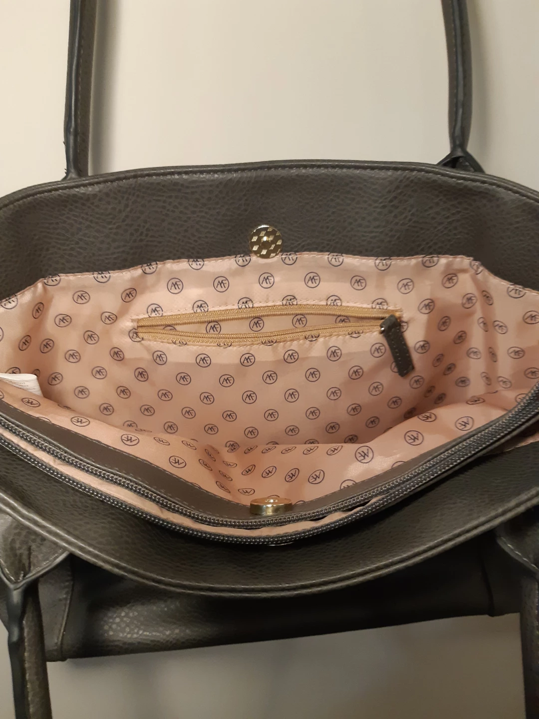 Grey Tote Bag