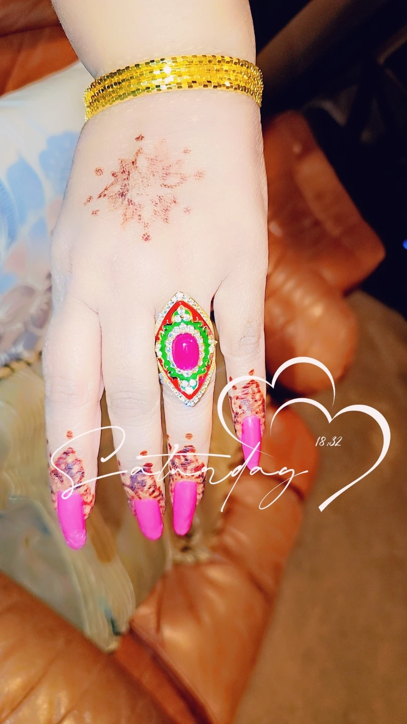 Ruby gemstone statement ring Crystals - photo 4