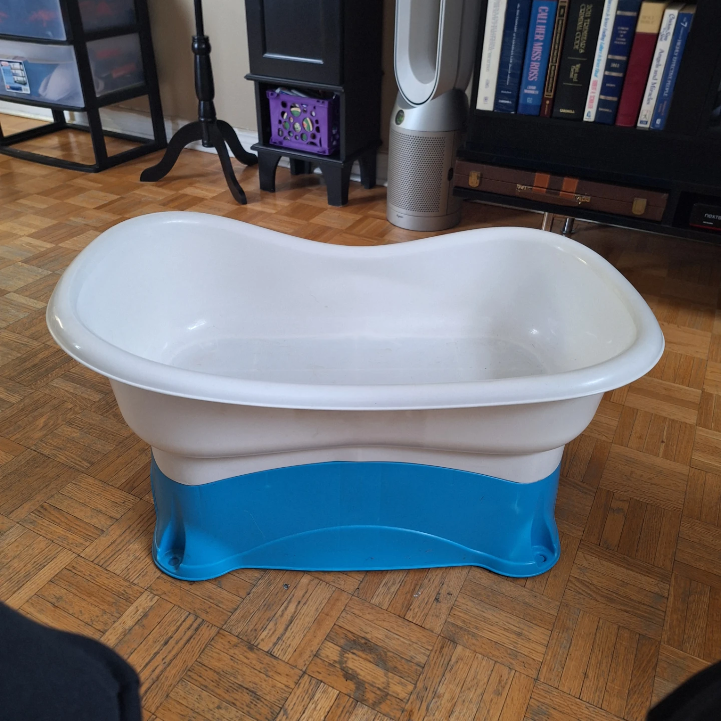 Summer Infant Baby Bath Tub - Blue & White