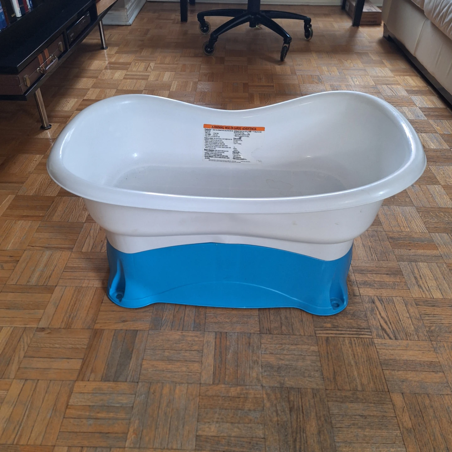 Summer Infant Baby Bath Tub - Blue & White - photo 2