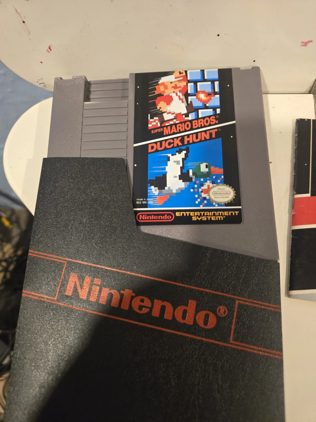 Super mario and duck hunt with manual