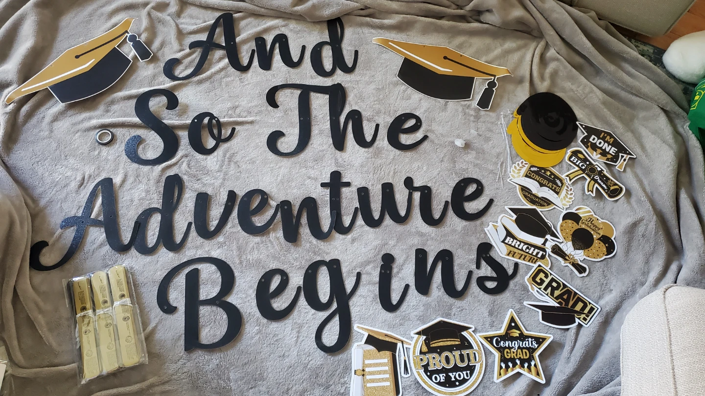 Graduation Party Decoration Set - Adventure Begins Theme - photo 5