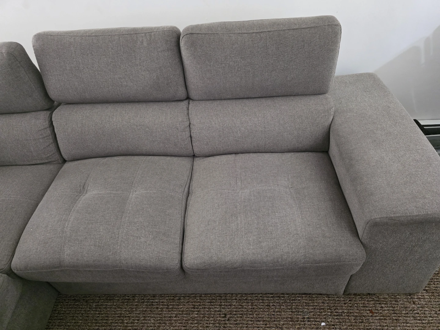 Grey Sectional  L Shape sofa - photo 2