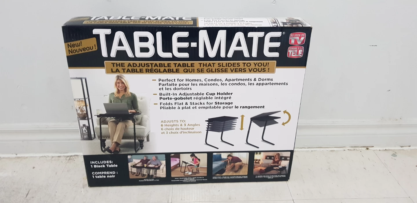 Fast sale Must go Table-Mate Black Table - New in Box