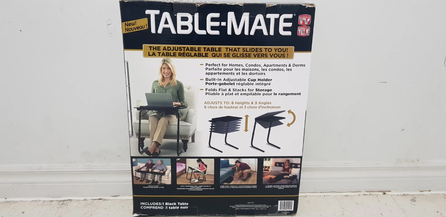 Fast sale Must go Table-Mate Black Table - New in Box - photo 2