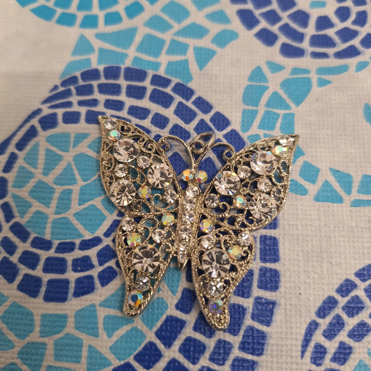 Sparkly Butterfly Pendant