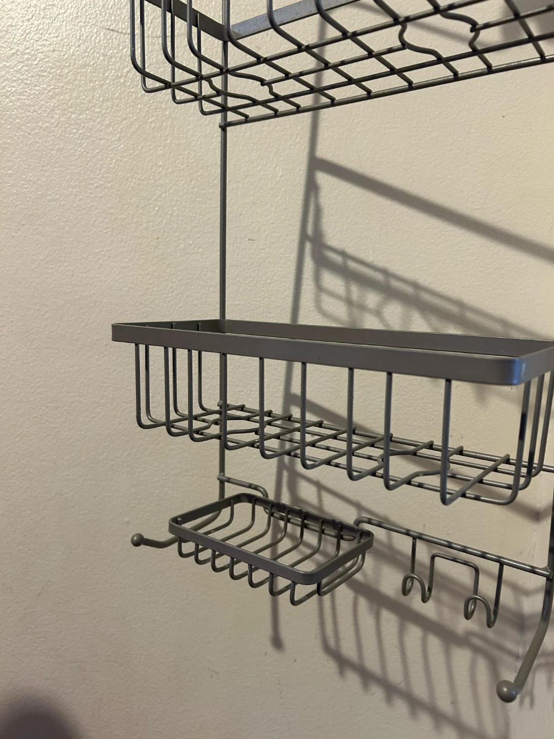 Gray Over the Shower Head Caddy - photo 3