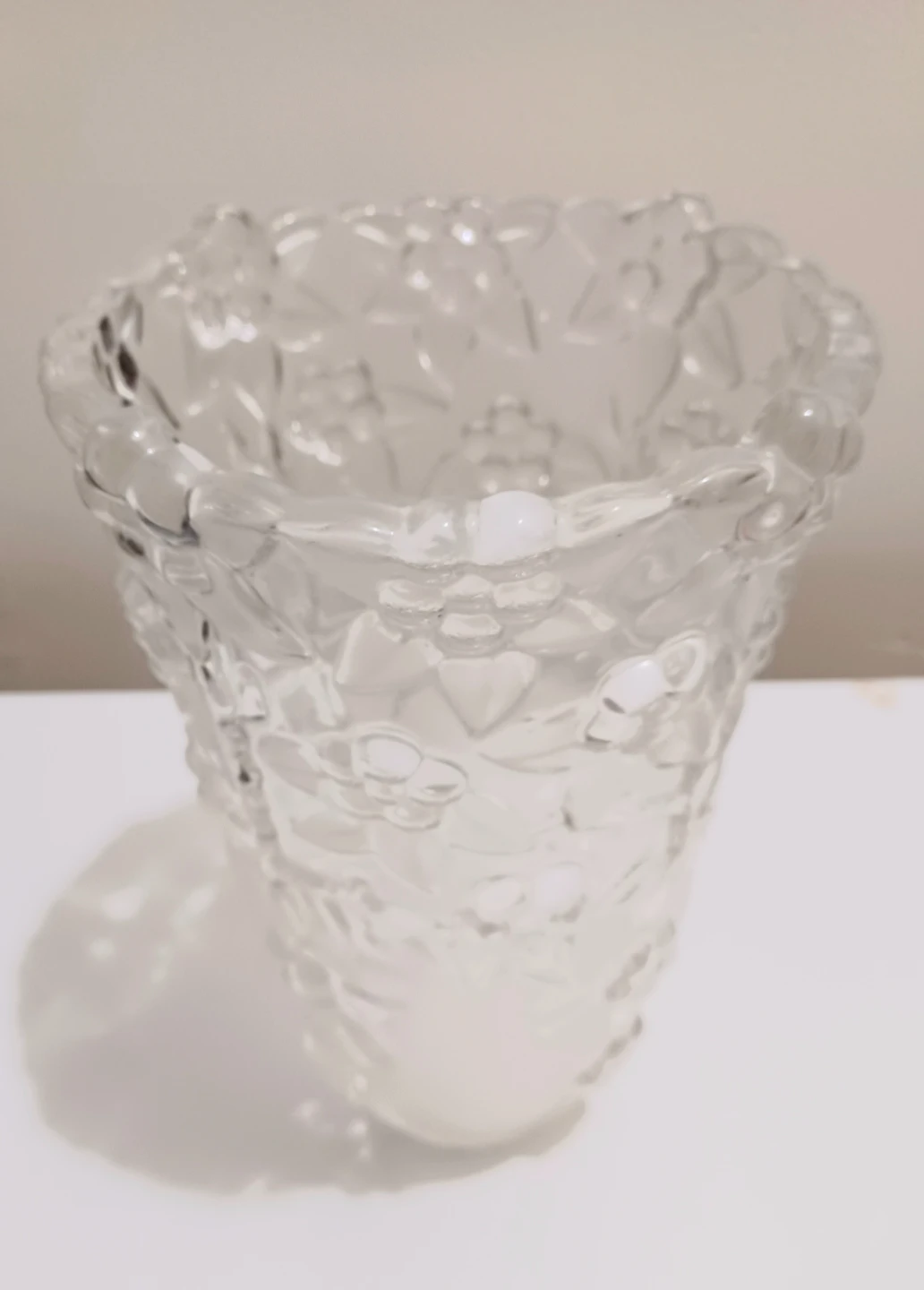 Vtg German Walther Glas Floral Vase - photo 2