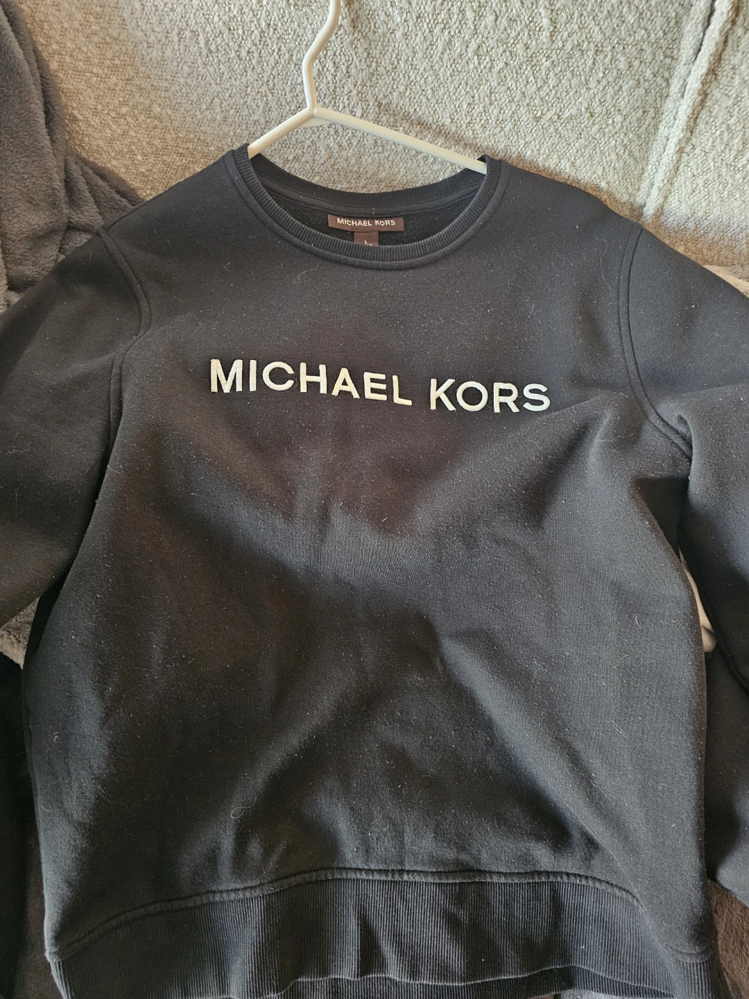 Michael Kors Black Crewneck Sweatshirt - Size L