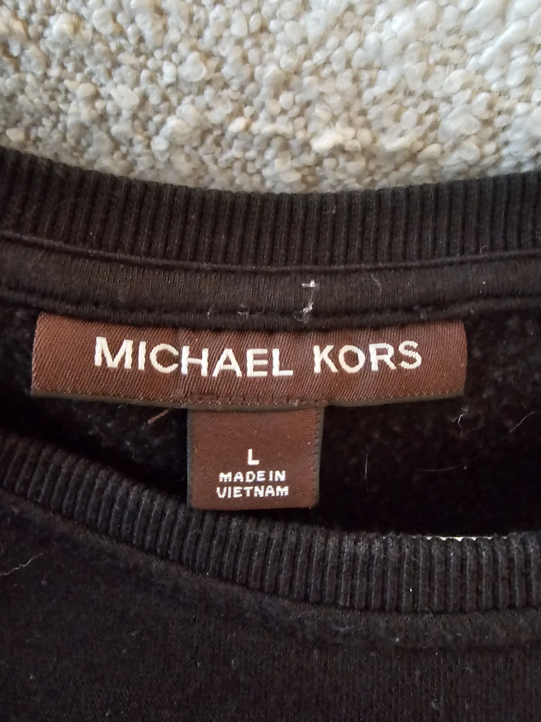 Michael Kors Black Crewneck Sweatshirt - Size L - photo 2