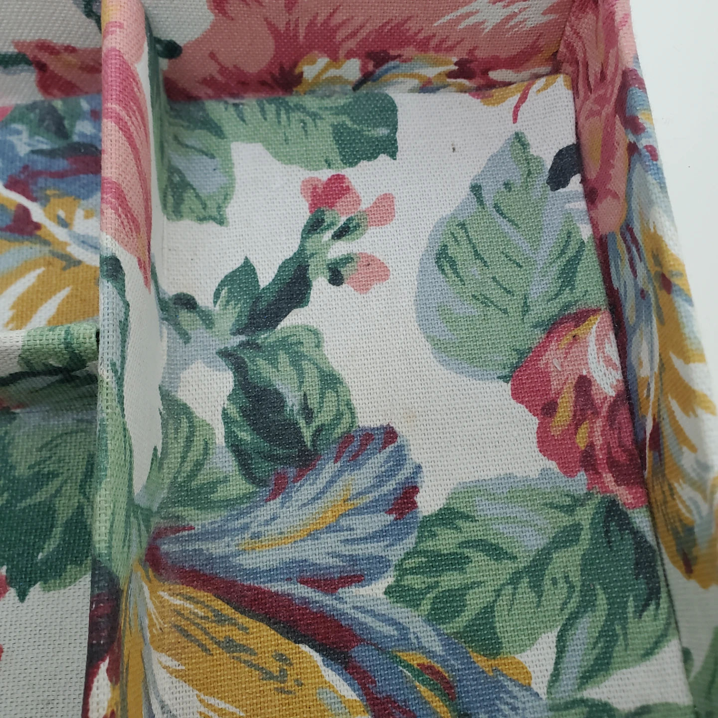 Free Floral Fabric Storage Box Organizer - photo 2