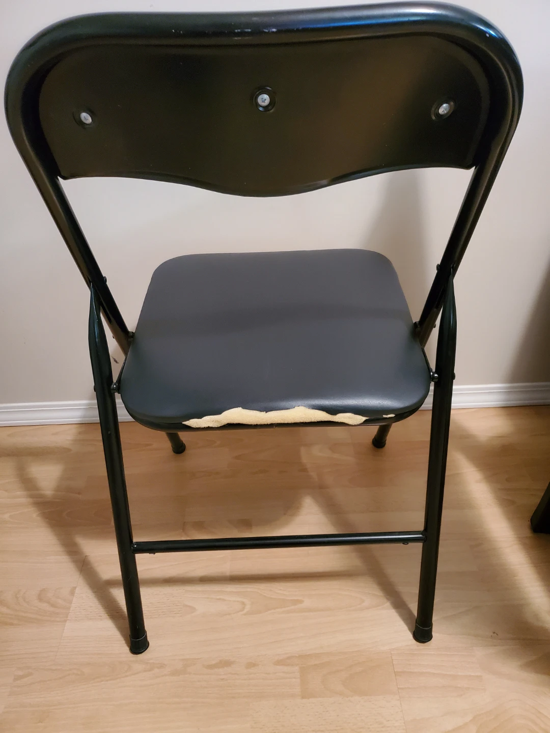 Black Folding Chair - photo 2