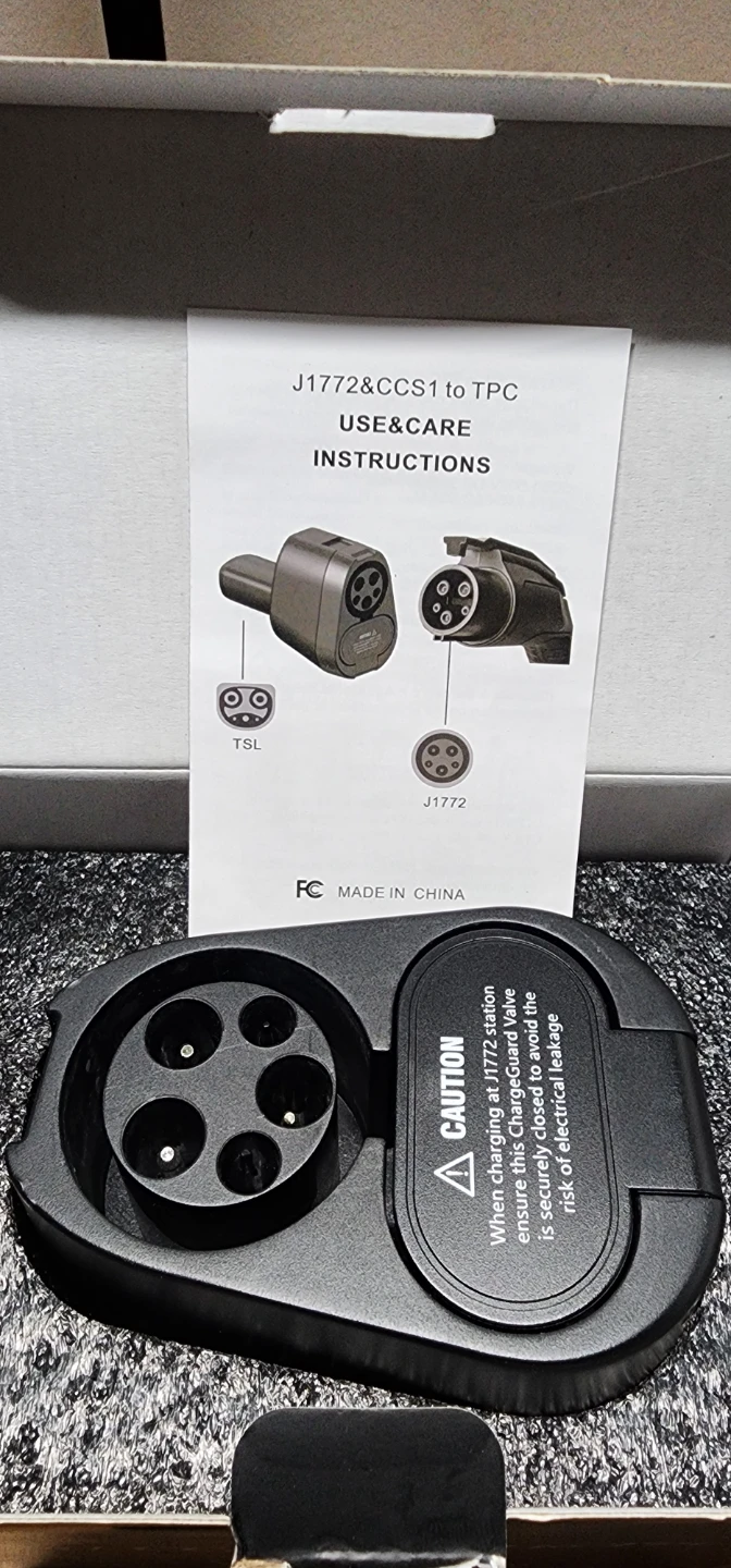 2in1 CCS & J1772 to TPC Adapter for Electric Vehicle Charging - photo 2