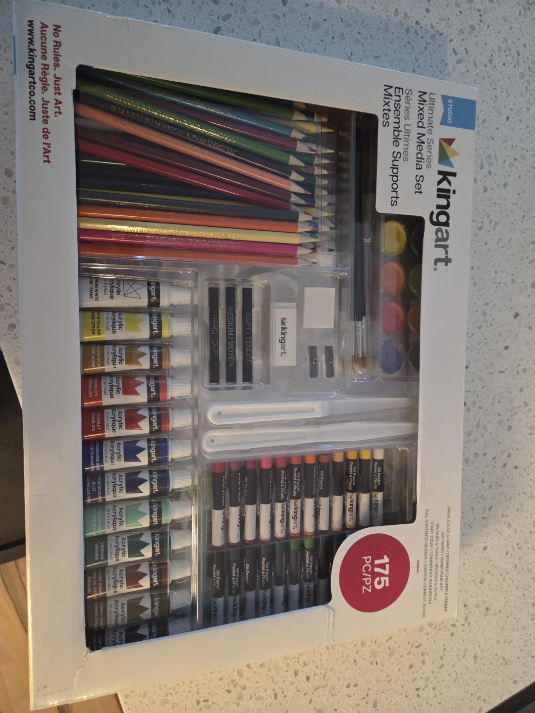 Kingart Ultimate Series Mixed Media Set - 175 Pcs🏆