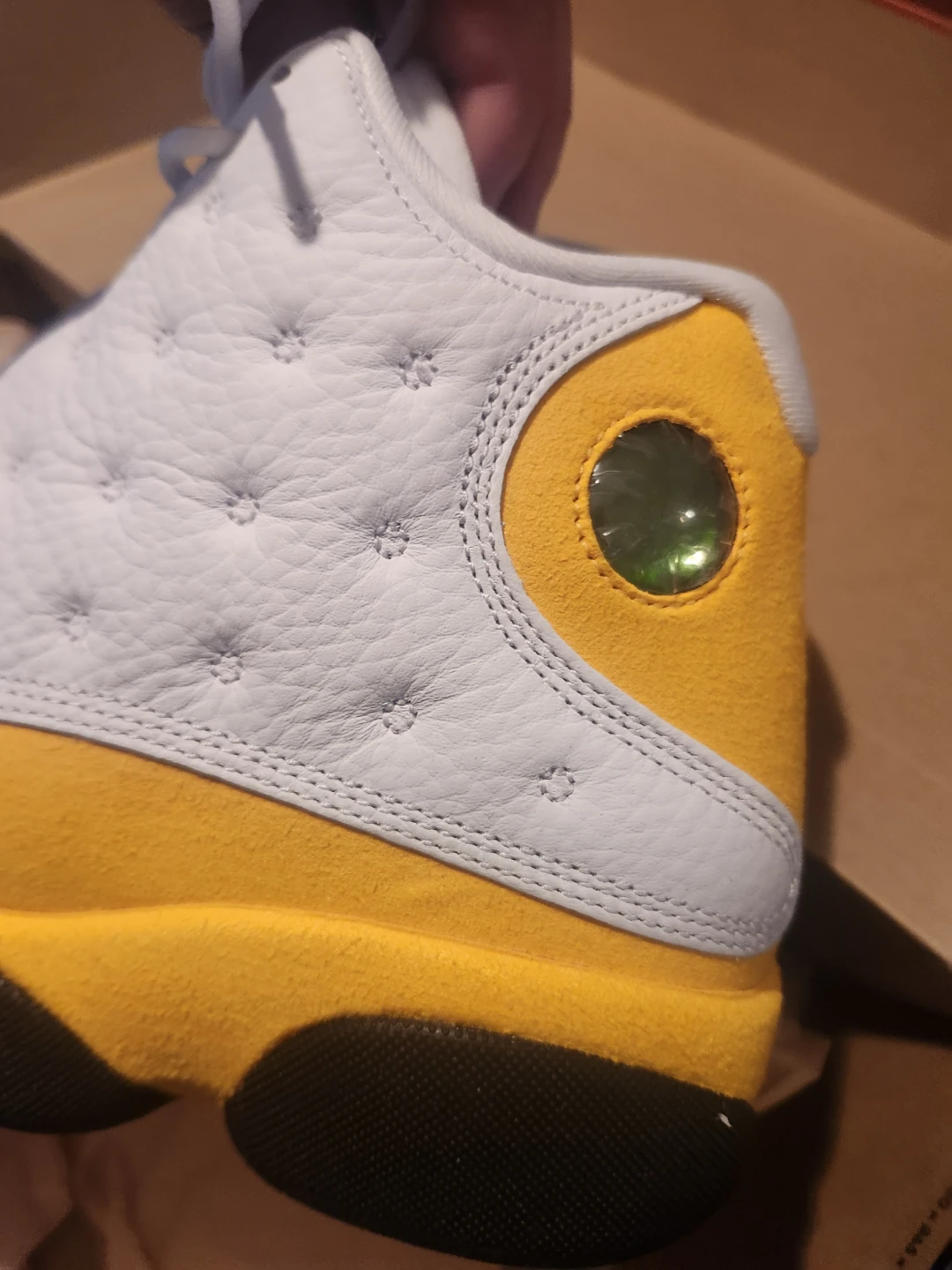 Air Jordan 13 Retro "Del Sol white yellow colorway - photo 5